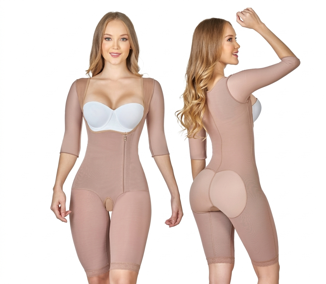 Faja Moldeadora Corporal con Manga 3/4